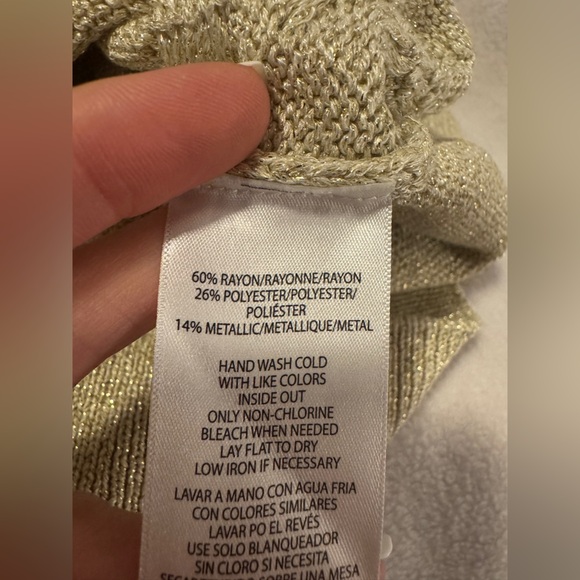 Womens Gold Calvin Klein Vest - Picture 4 of 6